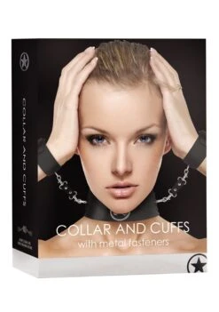Ouch Collar With Cuffs - Black