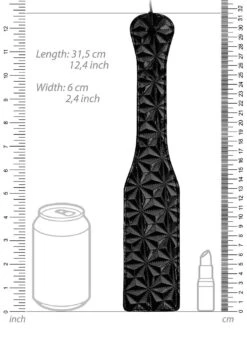Ouch! Luxury Paddle - Black -Sex Shop ouch luxury paddle black 2