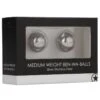 Ouch Medium Weight Ben-Wa-Balls - Silver