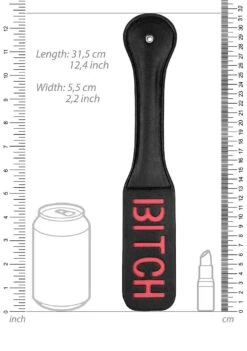 Ouch! Paddle - BITCH - Black