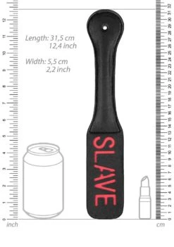 Ouch! Paddle - SLAVE - Black