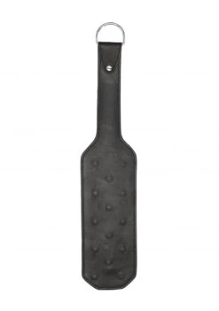 Ouch! Pain Leather Vampire Paddle - Black -Sex Shop ouch pain leather vampire paddle black 3