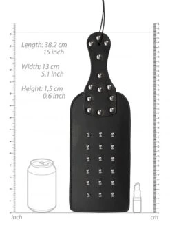 Ouch! Pain Studded Paddle - Black