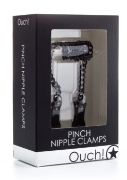 Ouch Pinch Nipple Clamps - Black