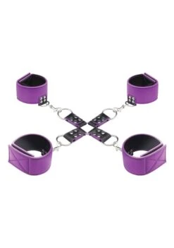 Ouch Reversible Ankle Cuffs - Purple