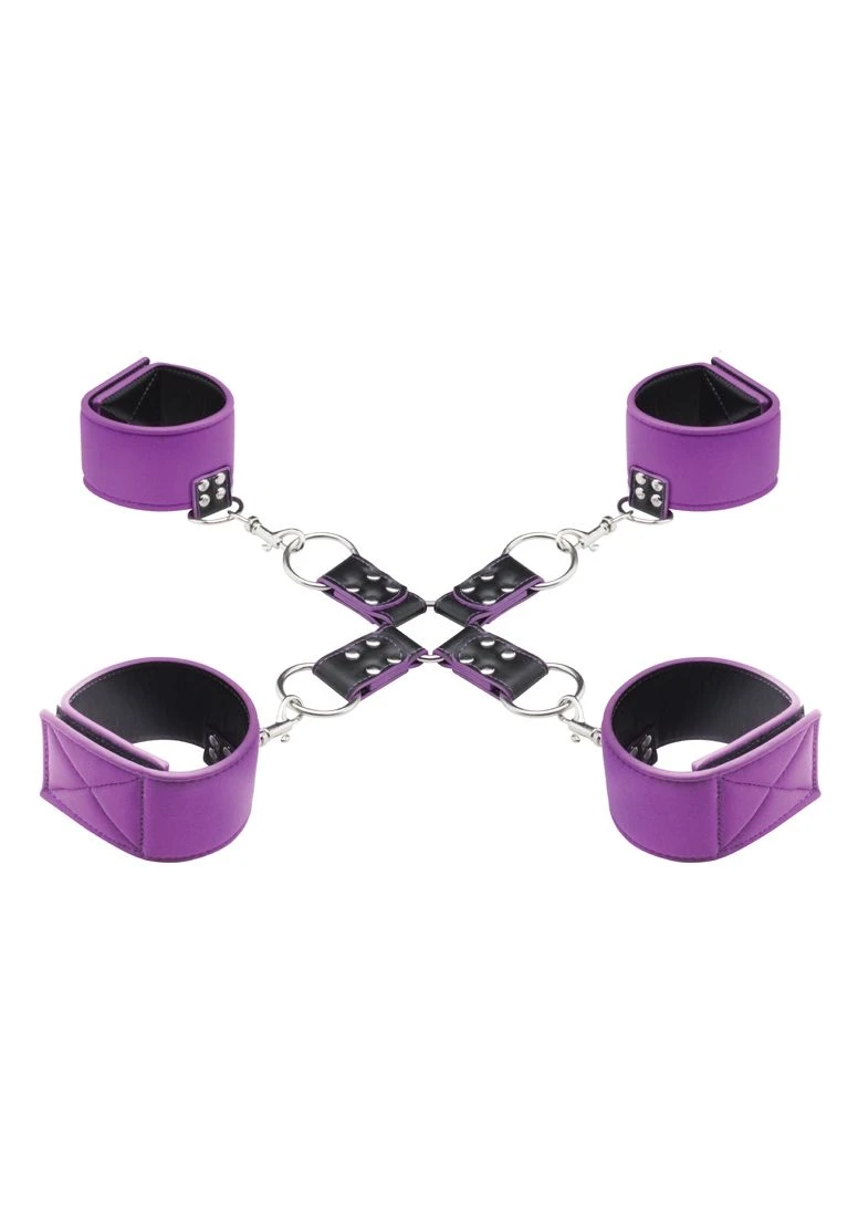 Ouch Reversible Ankle Cuffs - Purple 1 Ouch Reversible Ankle Cuffs - Purple
