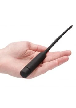 Ouch Silicone Vibrating Bullet Plug With Beaded Tip - Urethral Sounding -Sex Shop ouch silicone vibrating bullet plug with beaded tip urethral sounding 3