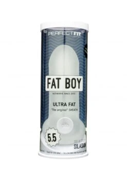 PerfectFitBrand Fat Boy Original Ultra Fat 5,5 Inch Penis Sleeve Extender - Clear