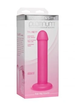 Platinum Premium Silicone Dildo - The Tru Touch - Pink