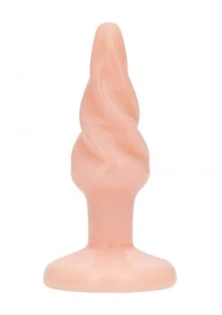 Plug & Play Butt Plug - Rounded - 4 Inch - Flesh -Sex Shop plug play butt plug rounded 4 inch flesh 7