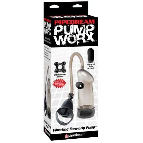 Pump Worx Vibrating Sure-Grip Pump 1 Pump Worx Vibrating Sure-Grip Pump