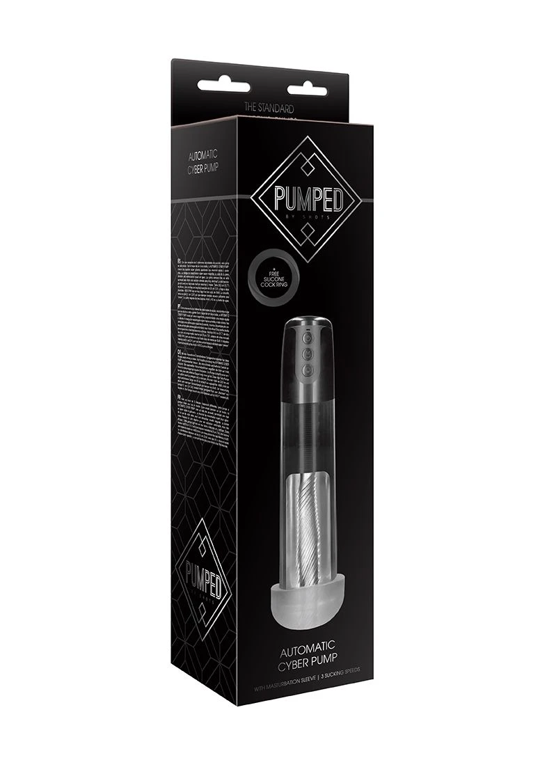 Pumped Automatic Cyber Pump With Masturbation Sleeve - Transparent 11 Pumped Automatic Cyber Pump With Masturbation Sleeve - Transparent - Image 11