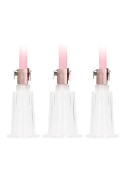 Pumped Clitoral & Nipple Pump Set Large - Rose Gold -Sex Shop pumped clitoral nipple pump set large rose gold 3
