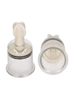 Pumped Nipple Suction Set Large - Transparent -Sex Shop pumped nipple suction set large transparent 2