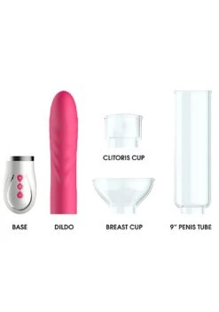 Pumped Twister - 4 In 1 Rechargeable Couples Pump Kit
