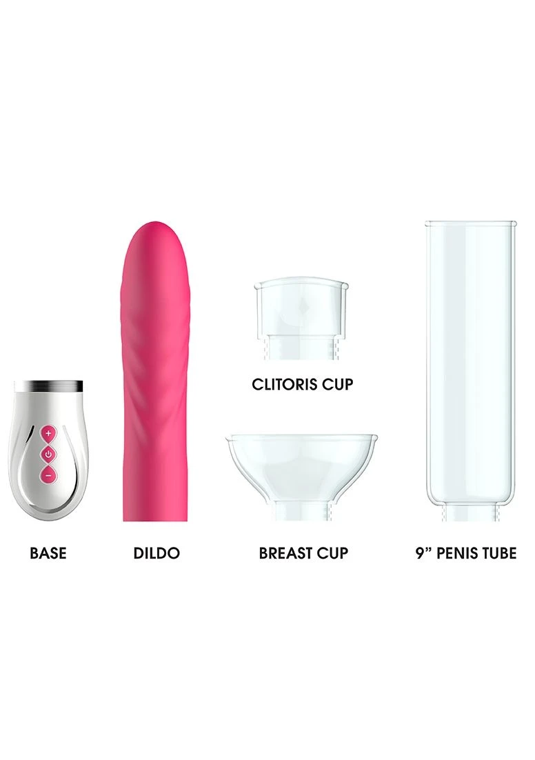 Pumped Twister - 4 In 1 Rechargeable Couples Pump Kit 1 Pumped Twister - 4 In 1 Rechargeable Couples Pump Kit