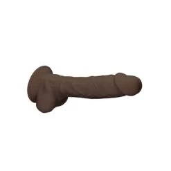 Real Rock Realistic Silicone Suction Cup Dildo With Balls 7 Inch-Brown -Sex Shop real rock realistic silicone suction cup dildo with balls 7 inch brown 6