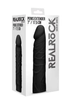 Real Rock Ultra Penis Extender - 17,5 Cm - Black -Sex Shop real rock ultra penis extender 17 5 cm black 7