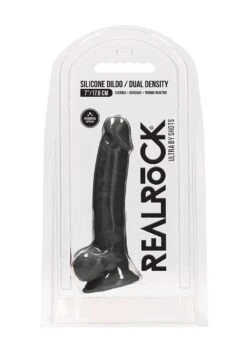 Real Rock Ultra Silicone Dildo With Balls - 17,8 Cm -Sex Shop real rock ultra silicone dildo with balls 17 8 cm 5