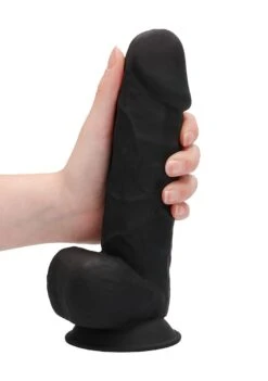 Real Rock Ultra Silicone Dildo With Balls - 21,6 Cm