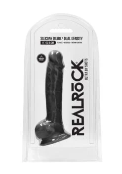 Real Rock Ultra Silicone Dildo With Balls - 22,8 Cm -Sex Shop real rock ultra silicone dildo with balls 22 8 cm 5