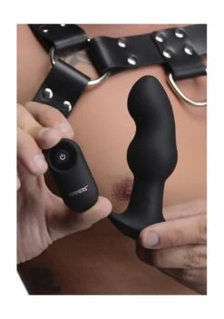 Rimmers Gyro-I 10X Beaded Rimming Plug With Remote Contro -Sex Shop rimmers gyro i 10x beaded rimming plug with remote contro 10