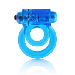 Screaming O DoubleO 6 Vibrating Cock Ring - Blue