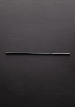 Shots - Steel DIP STICK Ribbed Urethral Sounds (4x240mm) - Brushed Steel