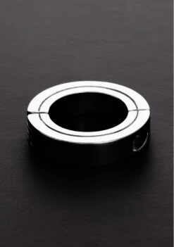 Shots - Steel Hinged Cock Ring/CBT Ball Stretchers (50mm)