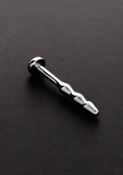 Shots - Steel Jewelled Rose Plug - White