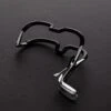Shots - Steel Mouth Gag (12,5cm) With Black Rubber