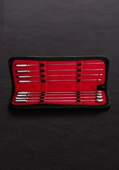 Shots - Steel Rosebud Urethral Sounds - 8 Pieces Set