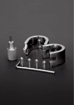 Shots - Steel Testicle Shackle With Spikes