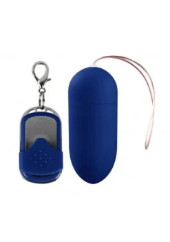 Shots Toys 10 Speed Remote Vibrating Egg - Big - Blue -Sex Shop shots toys 10 speed remote vibrating egg big blue 7