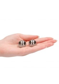 Sex Shop -Sex Shop shots toys ben wa balls medium weight silver 1