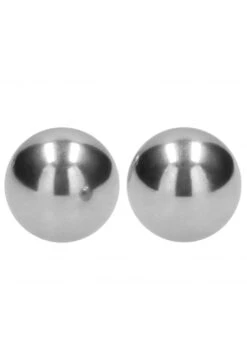 Shots Toys Ben Wa Balls - Medium Weight - Silver -Sex Shop shots toys ben wa balls medium weight silver 3