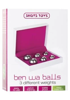 Shots Toys Ben Wa Balls Set - Silver