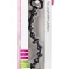 Shots Toys Flower Chain Anal Beads - Black