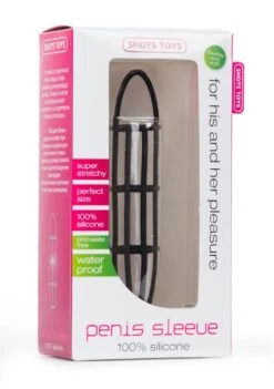 Shots Toys Penis Sleeve - Black