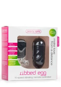 Shots Toys Ribbed Egg