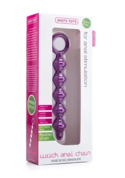 Shots Toys Wrick Anal Chain - Purple