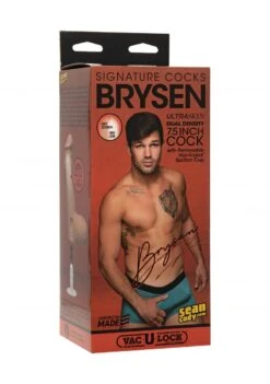 Signature Cocks - Brysen 7.5" ULTRASKYN™ Cock With Removable Vac-U-Lock™ Suction Cup