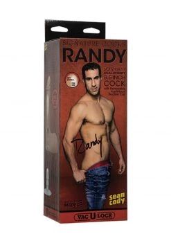 Signature Cocks - Randy 8.5" ULTRASKYN™ Cock With Removable Vac-U-Lock™ Suction Cup
