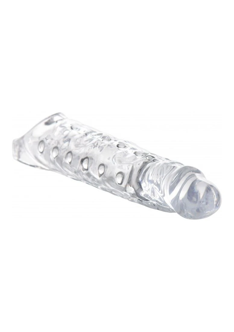 Size Matters 3 Inch Clear Extender Sleeve - Transparent 2 Size Matters 3 Inch Clear Extender Sleeve - Transparent - Image 2