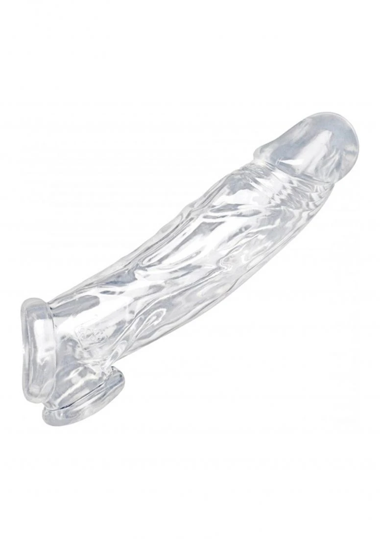 Size Matters Realistic Clear Penis Enhancer And Ball Stretcher - Transparent 2 Size Matters Realistic Clear Penis Enhancer And Ball Stretcher - Transparent - Image 2