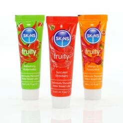 Skins Vital And Fruity Lubes Sampler Tubes (6 X 12ml) -Sex Shop skins vital and fruity lubes sampler tubes 6 x 12ml 4