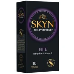 Skyn Elite 10 Pack Ultra Thin And Ultra Soft Condoms