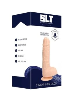 SLT Self Lubrication 7 Inch Dong - Flesh
