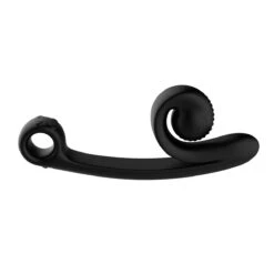 Snail Vibe Curve Duo Vibrator - Black -Sex Shop snail vibe curve duo vibrator black 5