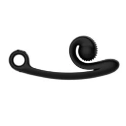 Snail Vibe Curve Duo Vibrator - Black -Sex Shop snail vibe curve duo vibrator black 6